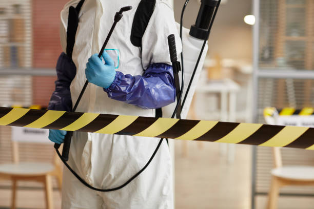Professional Blood Cleanup technician working in Holbrook, MA
